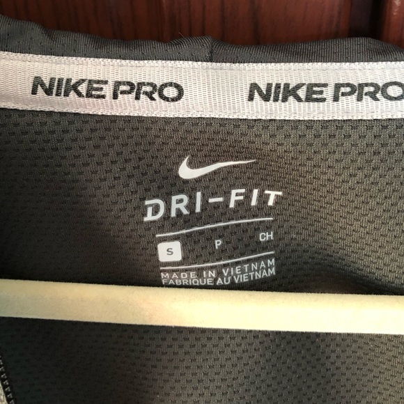 Nike Pro Warm Full Zip Fleece Hoodie - Picture 3 of 5